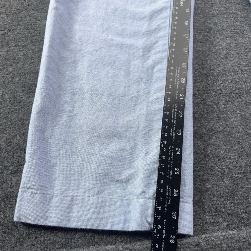 Polo Ralph Lauren Preston Fit Blue Oxford Cotton Pants Mens 32x32 (Fits 32x28)